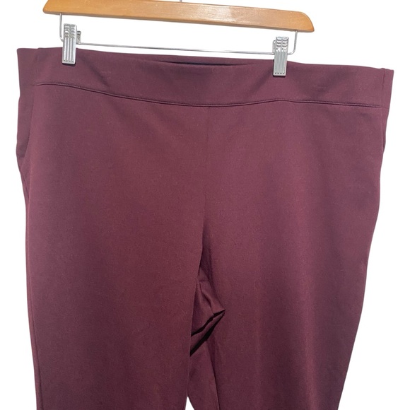 Simply Vera VeraWang Women’s Maroon Bootcut Dress Pants Size XXL - Picture 2 of 10